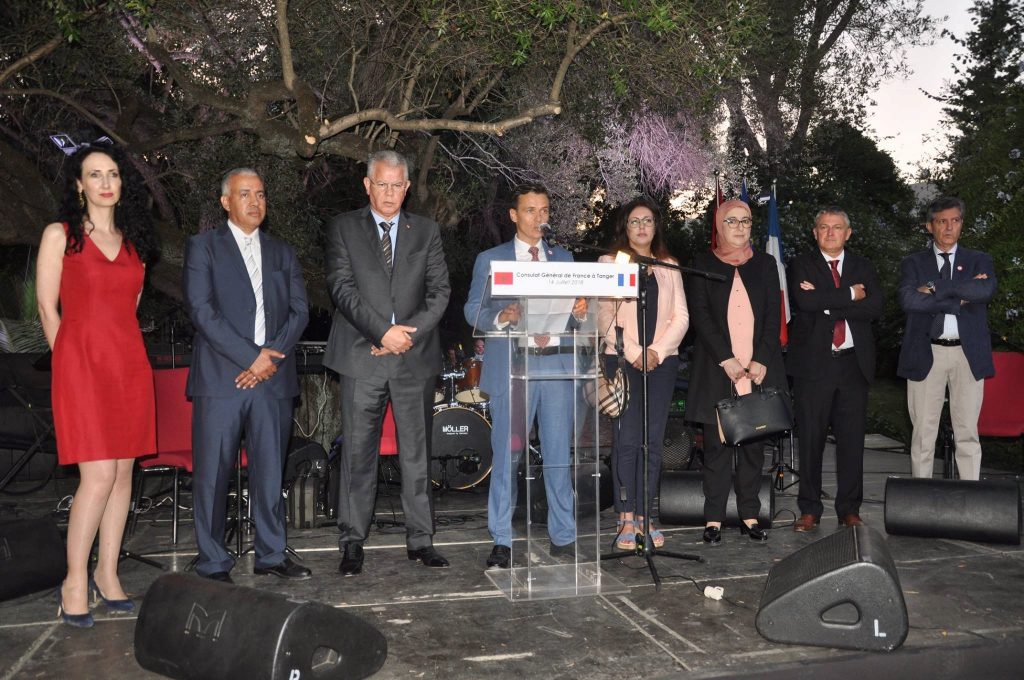 إحتفال القنصلية العامة لفرنسا بطنجة بعيدها الوطني