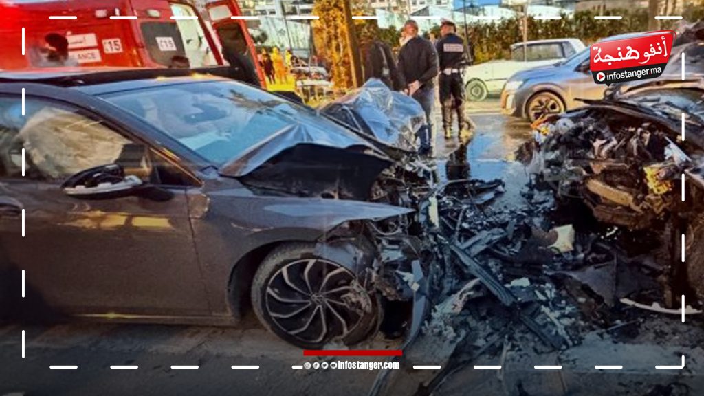 قبيل أذان المغرب.. حادثة سير مروعة بقلب طنجة ترسل 3 أشخاص إلى المستعجلات