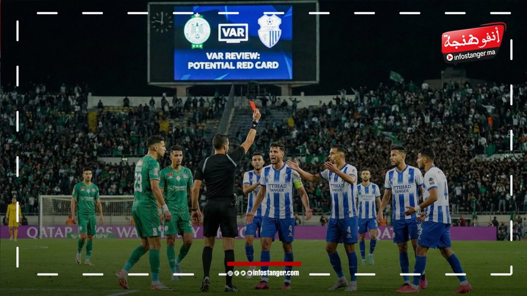 زلزال في مديرية التحكيم… عقوبات قاسية تطال طاقم مباراة الرجاء واتحاد طنجة